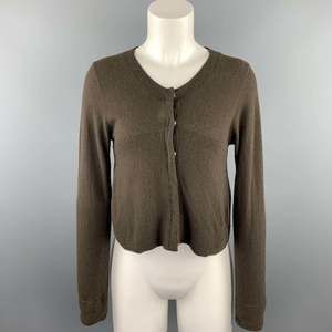 KRISTENSEN DU NORD Brown Knitted Cashmere Cardigan